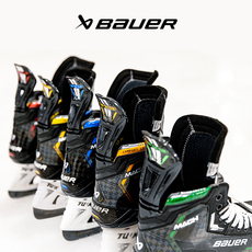 Коньки 官方正品新款bauer mach青年成人高级冰刀鞋精英级鲍尔冰球鞋比赛