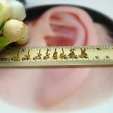 Золотые серьги, 24 карат