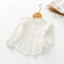 Quần áo trẻ em gái dài tay mùa xuân Hàn Quốc phiên bản của áo bông cô gái nhỏ công chúa hoang dã áo sơ mi bé dài triều