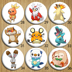 Pokemon Pokemon Pokemon Pokemon Pokemon Pokemon Badge Trâm có thể được tùy chỉnh - Trâm cài cài áo Trâm cài