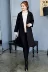 Áo len 2018 mùa thu và mùa đông mới của Hàn Quốc phiên bản của phân bón cộng với vành đai với eo lỏng lỏng mỏng kích thước lớn áo len các mẫu áo dạ đẹp Accentuated eo áo