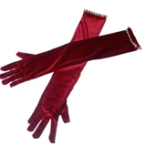 Бархатные бордовые длинные модные перчатки подходит для фотосессий, удерживающее тепло платье ручной работы