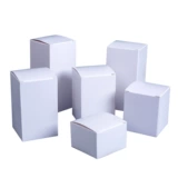Белая карта картонная универсальная белая маленькая бумажная коробка индивидуальная коробка коробка коробки для коробки для картонной коробки маленькая белая коробка оптовая пятно белая коробка