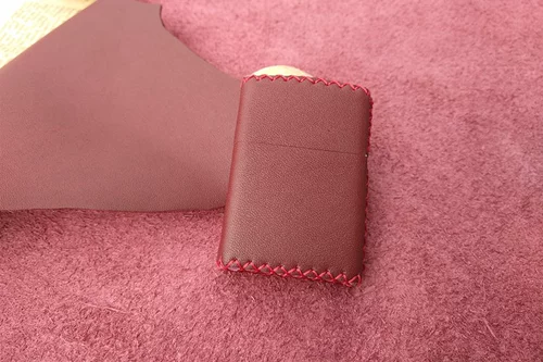 Кожаная зажигалка, сумка для техники, чехол на керосине, из натуральной кожи