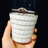 Креативная металлическая модная лампа, пепельница, новая коллекция, инкрустировано бриллиантами