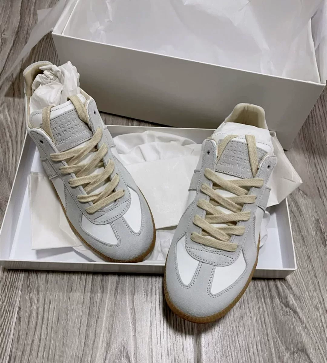Купить базовые мужские спортивные кроссовки Maison Margiela 2022 осень-зима, подлинные, код S57WS0236