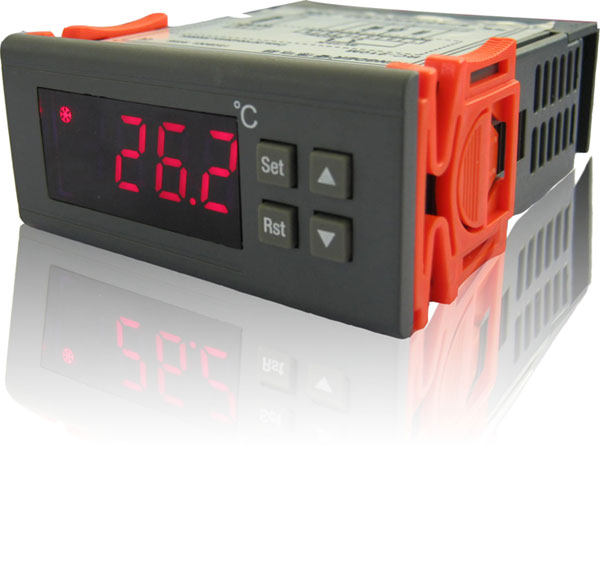 微电脑数显冷冻电子温控器制冷化霜双探头冷柜冰箱温控器 rc-220m