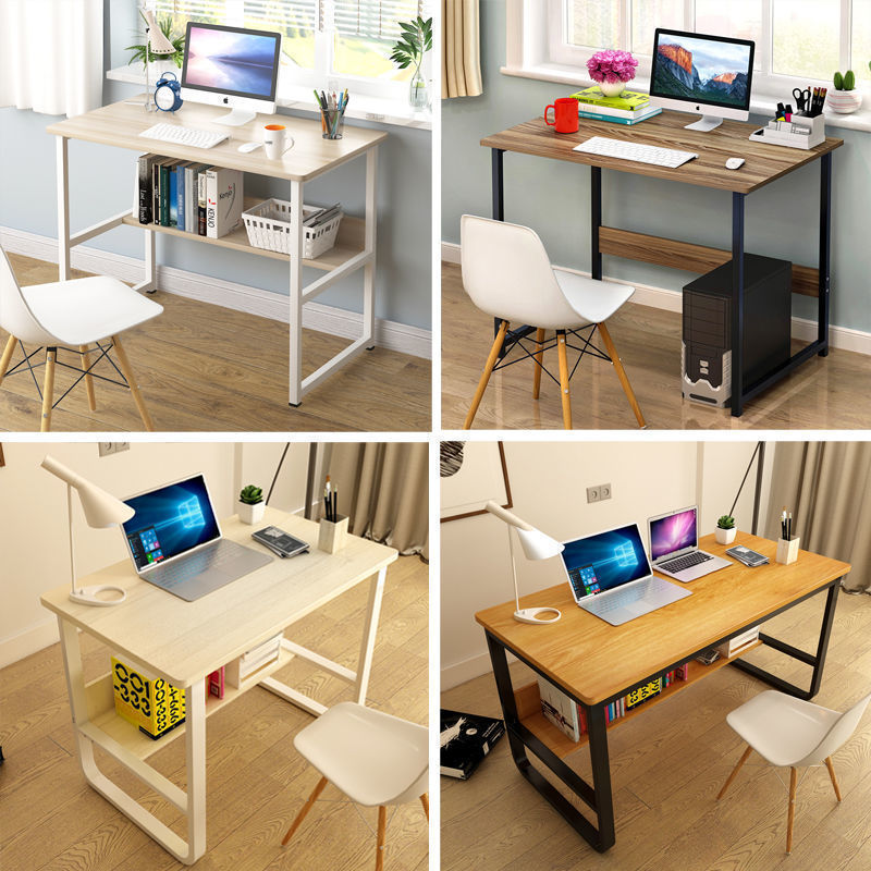 简易桌子出租房小型卧室简约台式电脑桌家用长方形学生书桌学习桌