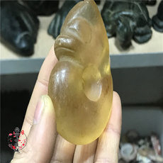 Украшения на руку 古玩玉器红山文化高古玉水晶玉老物件仿古董车挂把件挂件摆件猪龙