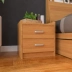 Hai phòng ngủ đầu giường ngăn kéo cạnh giường tấm tủ lõi tủ gỗ rắn có thể được tùy chỉnh tủ bảo quản tủ đầu giường - Buồng