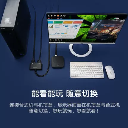 Играющая система или устройство? Прямой перевод: UGREEN Зеленый Союз 30711 VGA Переключатель 2-порт VGA переключатель