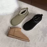 Австралийские мужчины и женщины эверау и женщины Zhou Dongyu Mini Ultra -Short Wool Snow Boot Anti -Slip Rubber Power EA3125