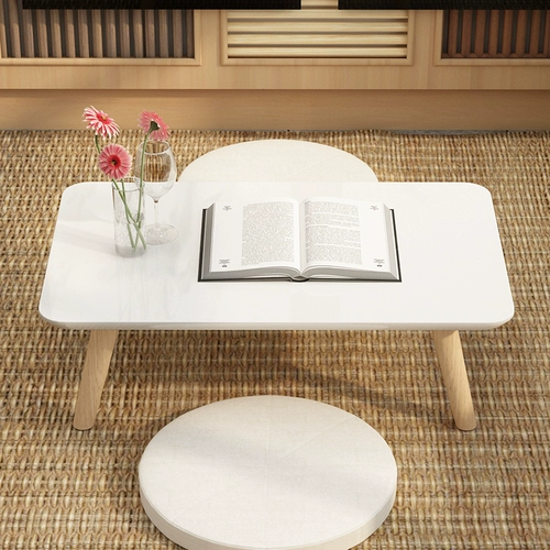 Простой и современный столик в бурном окне Tatami Coffee Table Nordic Creative Table маленький стол с твердым древесином для крикета стол в японском стиле сетка красный низкий стол