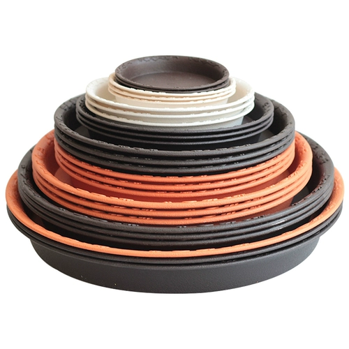 Пластиковый утолщенный лоток для цветов/лоток для цветов/шасси/лоток бассейна/нижняя пластина кружево белый красный, нефрагированная резьба