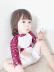 Đồ bơi trẻ em Hàn Quốc cho bé gái Kem chống nắng Xiêm chống tia cực tím dài tay cho bé quần áo lướt sóng phù hợp với thủy triều bikini cồ tròn hở lưng Đồ bơi trẻ em