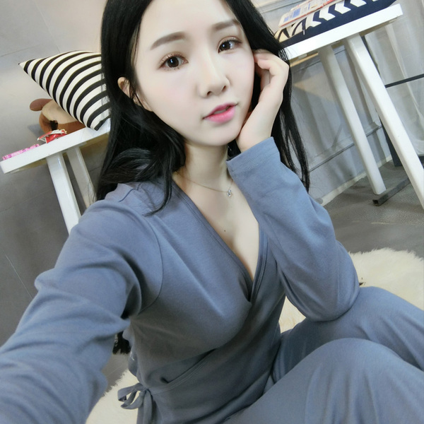 Imported cotton pajamas bathrobe sexy kimono Japan