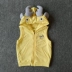 Qibaoland quần áo trẻ em bé trai áo vest mùa thu áo gilê cotton mỏng có mũ trùm 2861 - Áo ghi lê