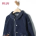 ULLU Youlu Children Wear 2019 Girls Spring New Bow Tie Denim Short Loose Denim Jacket - Áo khoác áo khoác trẻ em nữ Áo khoác