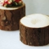 Nhỏ bằng gỗ đống cơ sở đồ trang trí gốc gỗ ban đầu với cổ phần da phần gỗ Tự làm có thể được tùy chỉnh