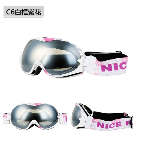 Бесплатная доставка женских горнолыжных очков для мужчин с двойными анти -ффо -профессиональными лыжными зеркальными навыками может быть установлен на Myopia 0099