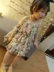 Trẻ em Hàn Quốc mặc váy 2018 mùa hè mới cô gái cô gái ngọt ngào hoa hoa dây đeo vai sling ruffle váy
