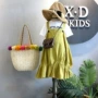 2018 cô gái mùa hè mới thời trang giản dị không tay màu rắn trẻ em váy nữ bé thoải mái dây đeo váy thủy triều đầm be gái 4 tuổi