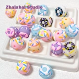 Милый пончик, браслет из бисера, аксессуар с аксессуарами, ручная роспись, DIY