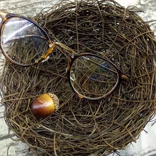 Ротанговые очки с имитацией птичьего гнезда, украшения для магазина, украшения для витрин магазина одежды, персонализированные очки, реквизит для фотографии