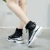 Mùa hè giày cao phụ nữ hip-hop street dance vớ giày Harajuku hoang dã thường giày thể thao thoáng khí khử mùi giày phụ nữ giày thể thao nữ cổ cao giá rẻ Giày cao gót