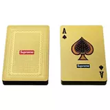 Spot Supremefw13s золотой покер персонализированный креативный водонепроницаемый покер высокий развлекательный покер