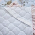 Lông bông giường bìa bông độn giường bìa giường váy bốn mảnh bộ tấm bông Simmons bảo vệ bìa