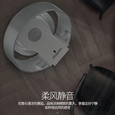 листья вентилятора 2019新品sk无叶风扇家用超静音台式电风扇挂壁式风扇摇头遥控定时