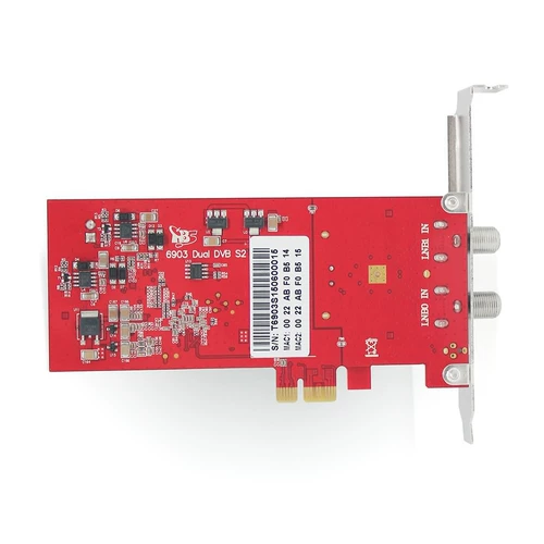 TBS6903 Двойной входной DVB-S2 PCIe Спутниковая телевизионная карта поддерживает Eumetcast VCM ACM