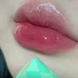 Весенняя и летняя вода -фкольные стеклянные губы!Это так мило, новый продукт аторов, зеркальное зеркало Грубная глазурь белая