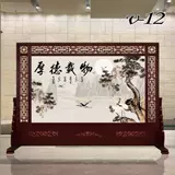 Китайский стиль сплошной древесина перегородка компания Офис отель корпоративный фон Большая гостиная входит в дверь Сюангань