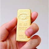 Бутик надувный газ легкий индивидуальность творческие золотые батончики металлические анти -тренд мужской новый странный песчаный огонь