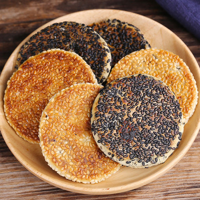 港饼湖北特产黄石超薄芝麻饼500g 商品反馈