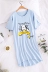 Snoopy đồ ngủ nữ mùa hè cotton ngọt ngào cô gái mỏng phần ngắn tay lỏng lẻo kích thước lớn váy ngủ cotton dịch vụ nhà váy ngủ cao cấp Đêm đầm