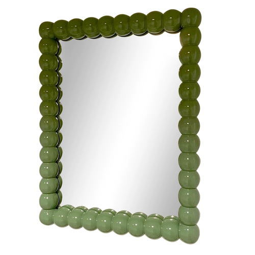 Зеленое зеркало для ванной комнаты, ретро настенный декор, французский ретро стиль