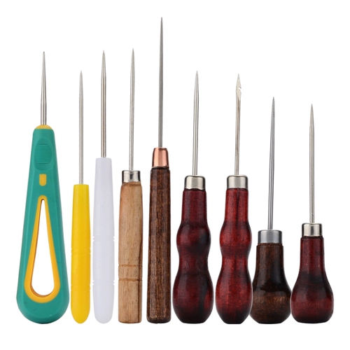 Деребной инструмент awl Инструмент Пончинг обувь с крючком крючком крючка