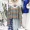Hàn quốc ulzzang2018 đầu mùa thu thời trang mới sọc lỏng cổ tròn dài tay áo ngắn cầu vồng đan top áo len nữ hàng hiệu
