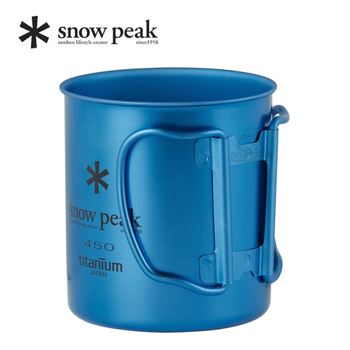 Япония Xuefeng Snow Peak Store Single Double -Layer Titanium Cup Cup Cup Outdoor Titanium Water Cup Cup крышка