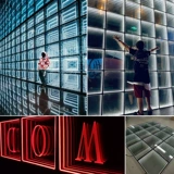 Светодиодная дорожная индукционная световая панель, зеркальный эффект, 3D