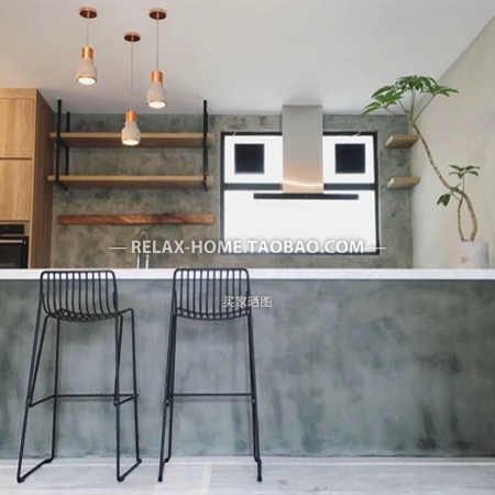 Simple Loft Coffee Shop Office Outdoor Flower Mop