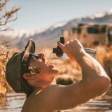 Camelbak, спортивная вместительная и большая качалка для спортзала со стаканом, пластиковый чайник для путешествий, США