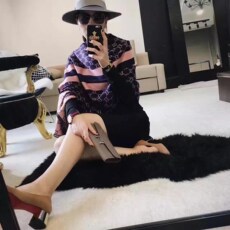 шарф 高端定制双面羊绒披肩羊毛围巾女士两用秋冬季新款长款欧美风潮牌