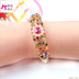 Đích thực Bắc Kinh cloisonne vòng đeo tay nữ phong cách quốc gia mạ vàng bracelet retro trang sức thời trang ngày món quà của mẹ vòng tay pandora pnj Vòng đeo tay Cuff