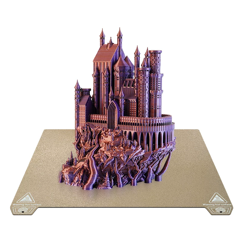 Платформа для 3D-принтера с магнитной стальной пленкой Chuangxiang K1C/MAX/Ender-3 v3PEI, магнитная плёнка PEO