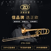 Nhạc cụ bằng đồng châu Âu trombone ZTB-3500 Bb F sơn trombone vàng tiên tiến - Nhạc cụ phương Tây
