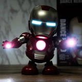 Электрический танцующий робот, игрушка для мальчиков, Железный Человек, 1 лет